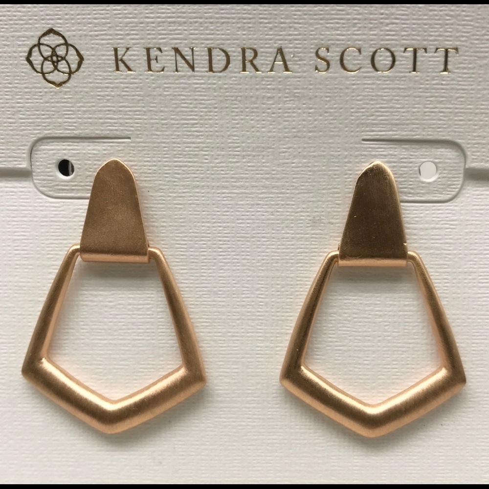 KS Paxton Rose gold color studs earrings